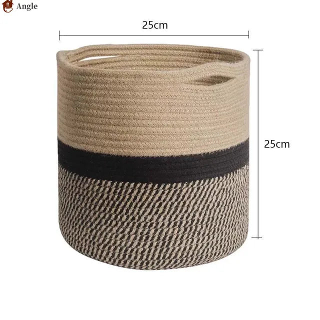 Thick Heavy Cotton Rope Laundry Bucket