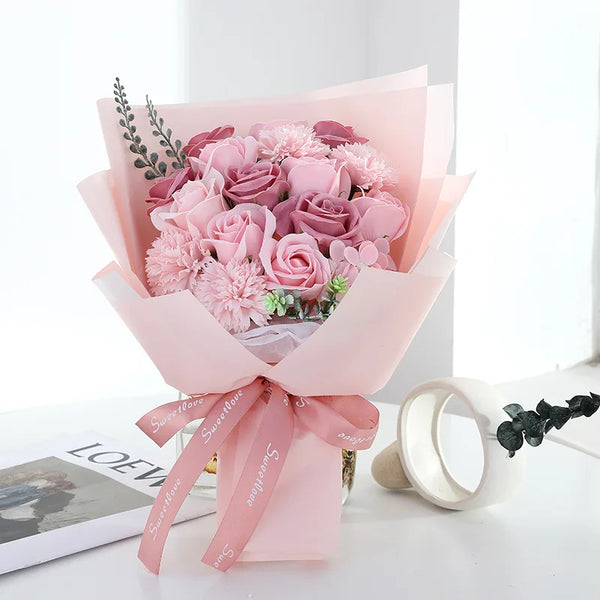 carnations flowers bouquet,	 soap roses,		 soap flowers,	 rose carnation bouquet,	 rose and carnation bouquet,	 carnation roses bouquet,	 roses and carnation bouquet