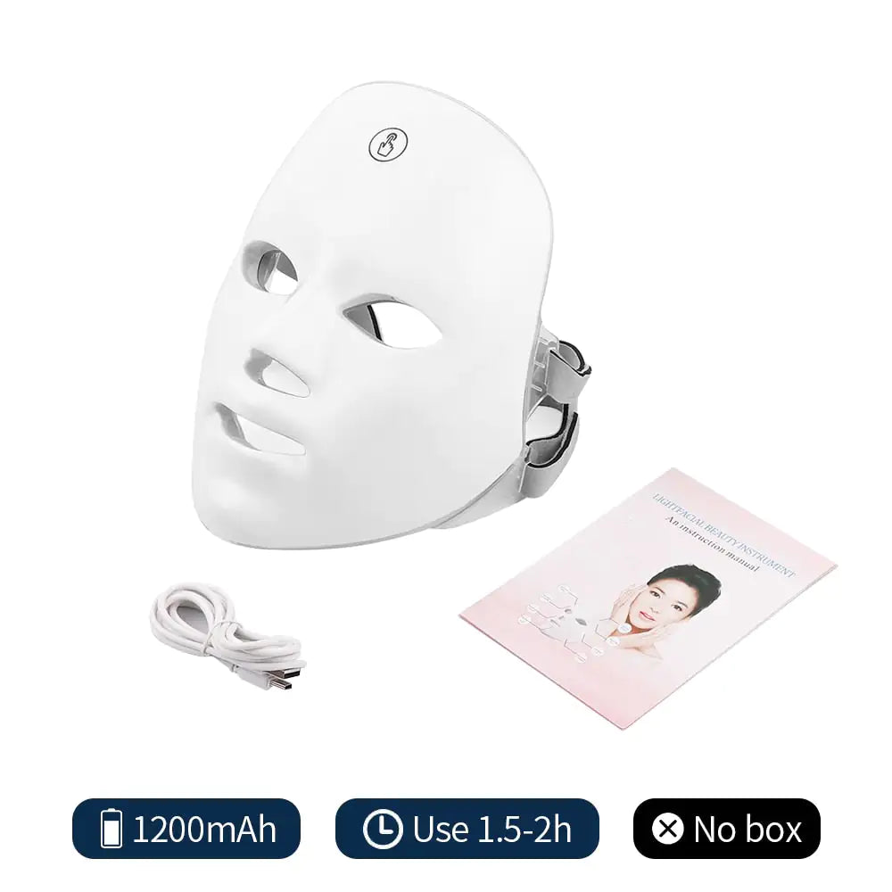 LED  Facial Mask  color led beauty mask  led face mask colors  7 colors led mask  7 color led mask  light mask colors  7 colors led facial mask  7 color led face mask  7 color led light therapy mask  7 color led facial mask