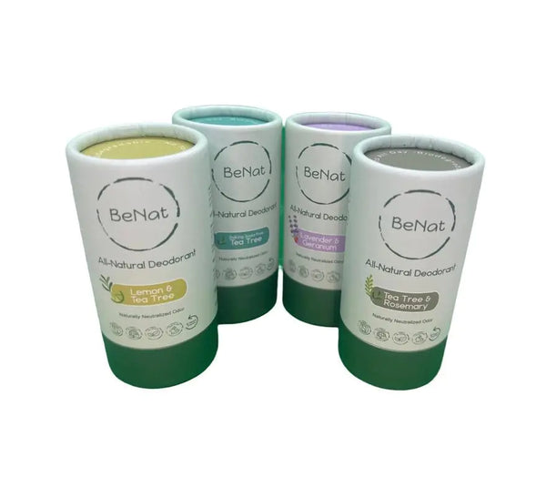 2-Pack All-Natural, Plastic-Free Deodorants