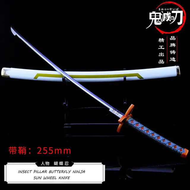 Demon Slayer 9pcs Sword Agatsuma Zenitsu Nichirin Blade Katana Sword