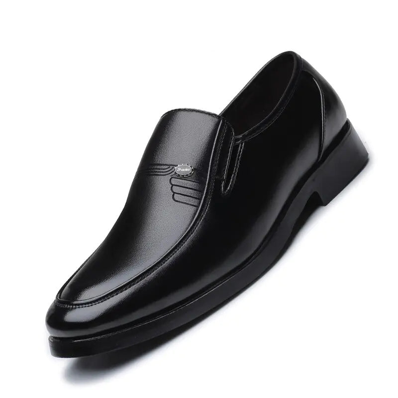 Men's Black Leather Formal Shoes