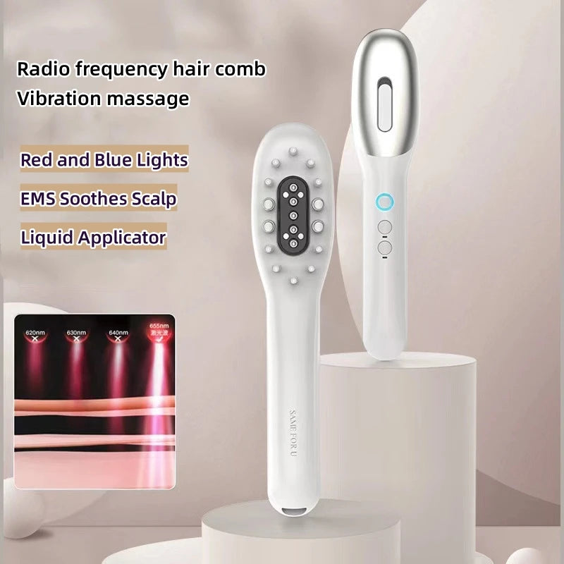 Ems Rf Electric Hair Growth Comb Medicinal Scalp Massage