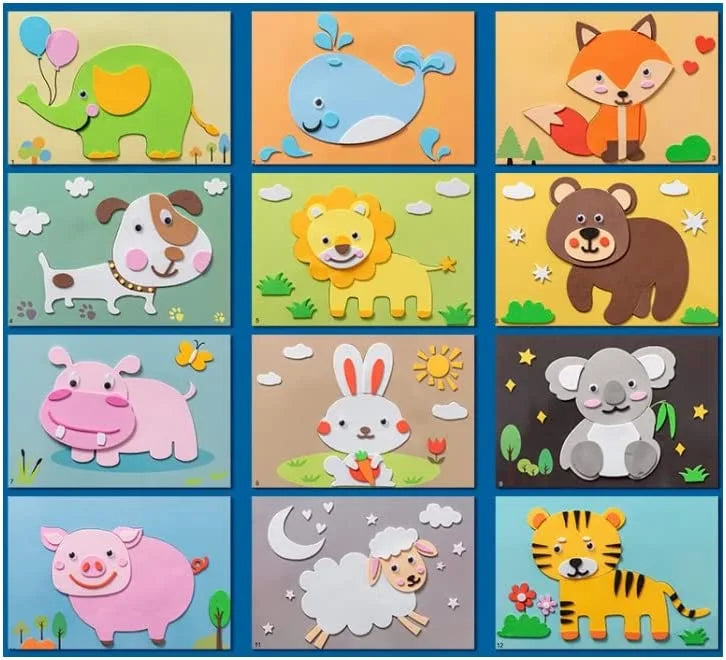 3D Sticker Puzzles - 12 Sheets